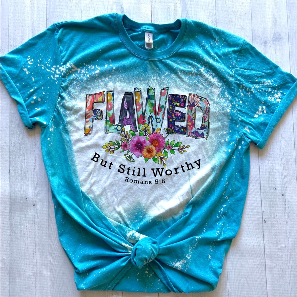 Bleached Flawed But Still Worthy Faith Tee